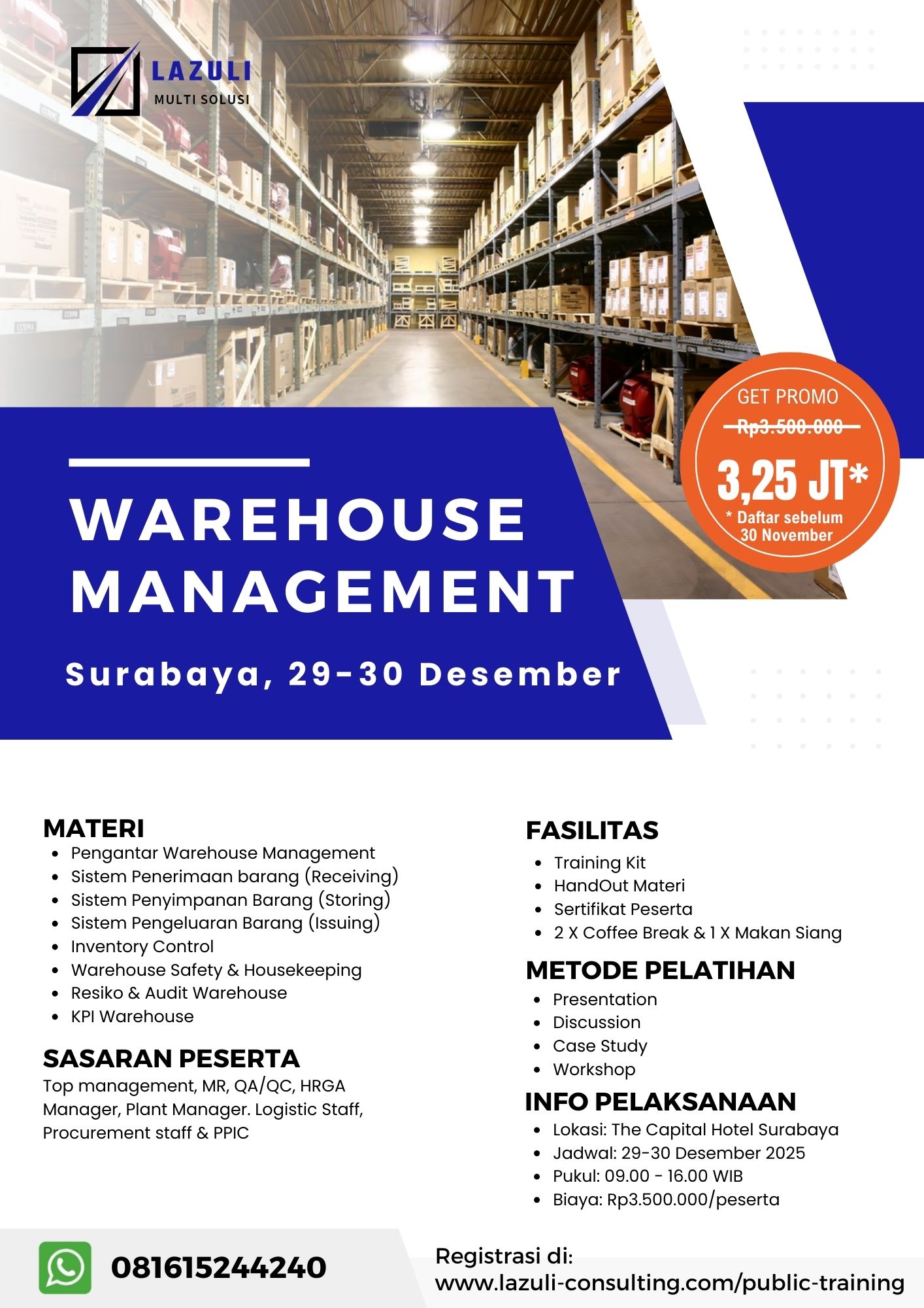 Warehouse managment Training